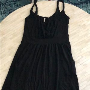 Black rayon dress
